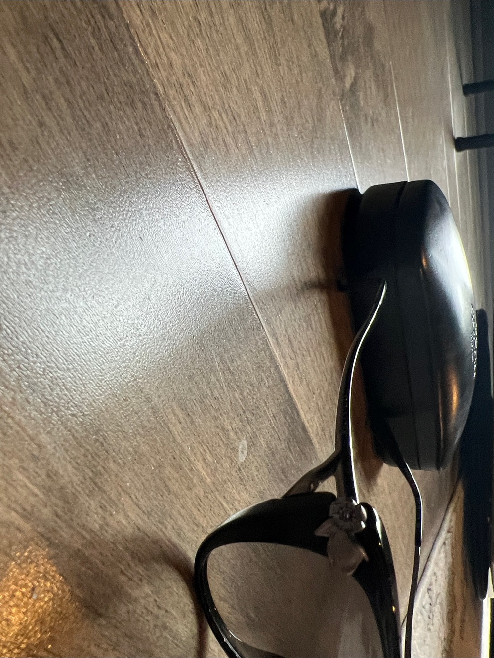 Coach Black Cat-Eye Sunglasses with Gradient Lenses - Picture 11 of 11